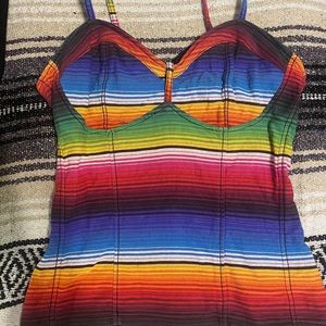 Serape print tank top